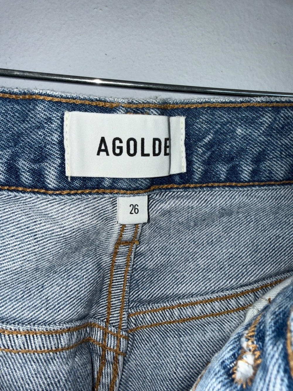 Agolde high waisted Leena baby flare boot cut jeans size 26 - Picture 4 of 10